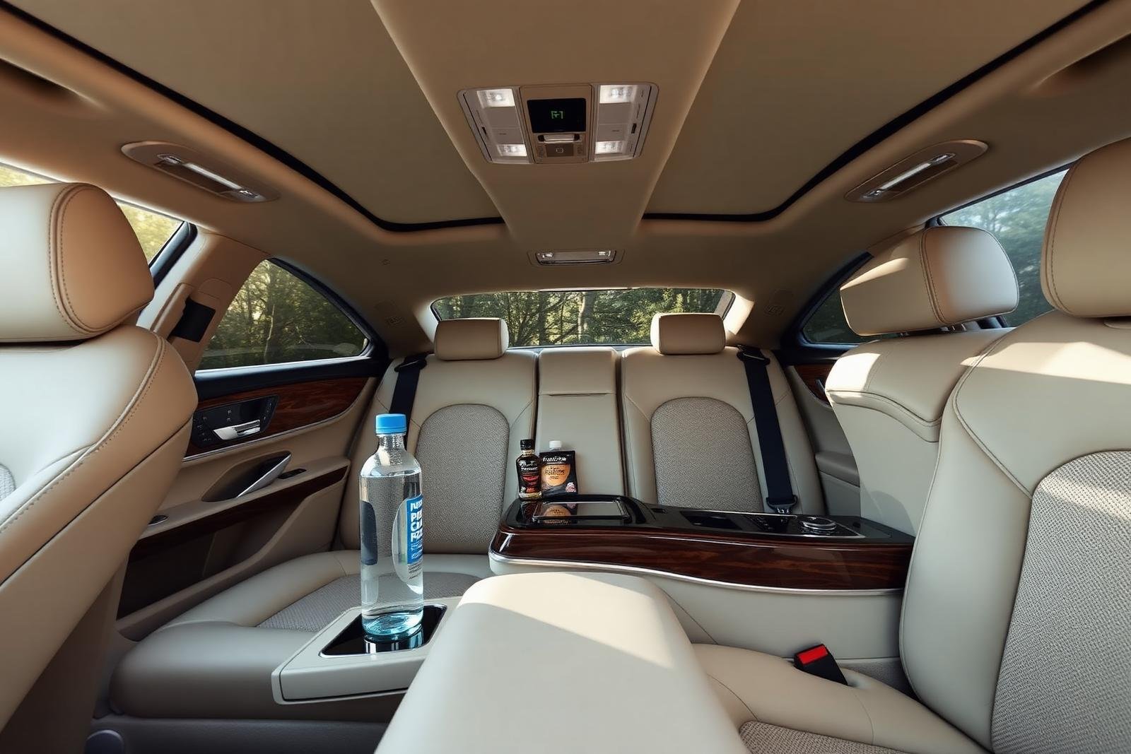 Interior premium do veículo